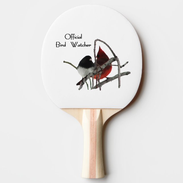Offiziell Bird Watcher Tischtennis Schläger (Rückseite)