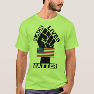 Offiziell Black Lives Materie USA Flaggensammlung  T-Shirt