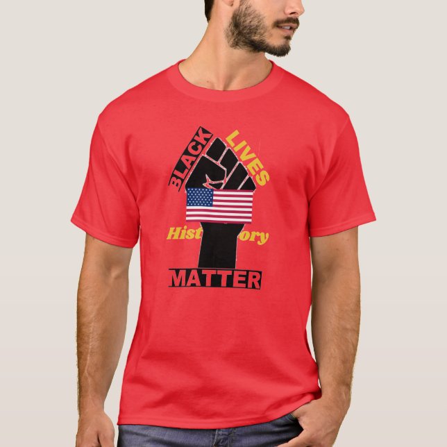 Offiziell Black Lives Materie USA Flaggensammlung  T-Shirt (Vorderseite)