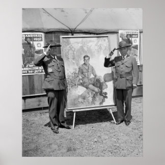 Offiziell Boy Scout Poster, 1937 Poster