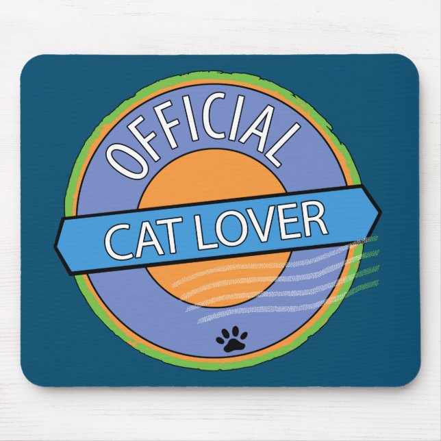 Offiziell Cat Lover Mousepad (Vorne)