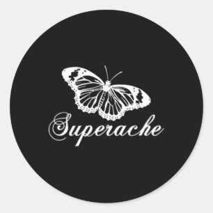 Offiziell Conan Gray Superache Butterfly Runder Aufkleber