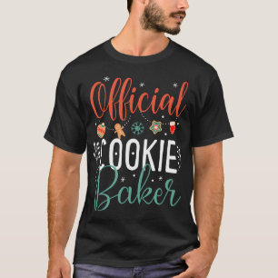 Offiziell Cookie Baker Funny Christmas Couples Mat T-Shirt