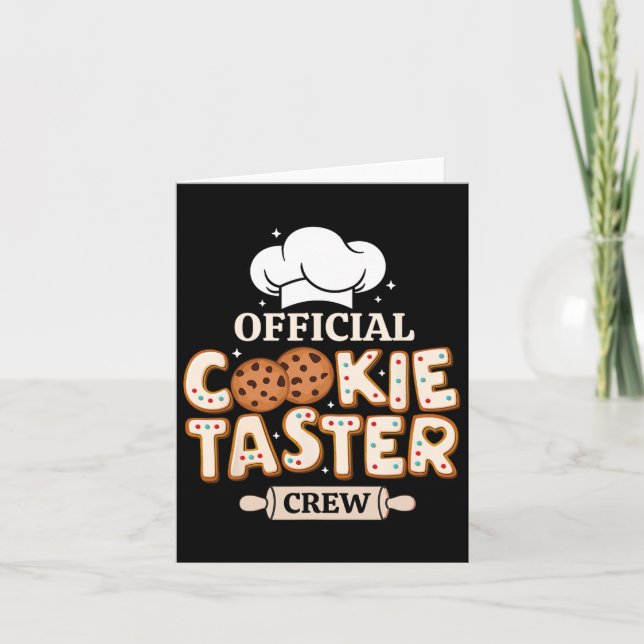 Offiziell Cookie Taster Crew Gewitterbackteam Fami Karte (Vorderseite)