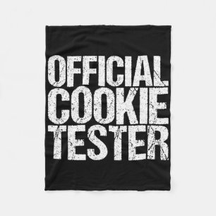 Offiziell Cookie Tester Christmas King Fleecedecke