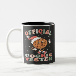Offiziell Cookie Tester Retro Zweifarbige Tasse