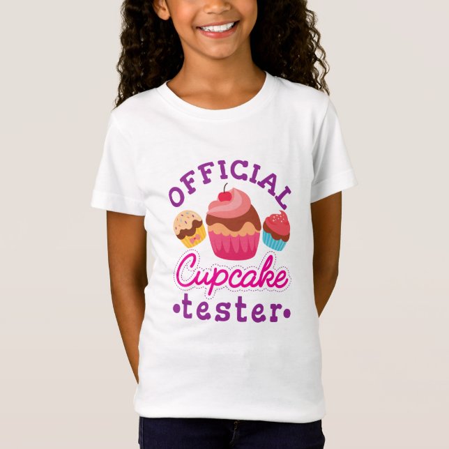 Offiziell Cupcake Tester T-Shirt (Vorderseite)