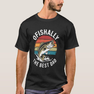 Offiziell der beste Vater-Angler Lustiger Fischfan T-Shirt