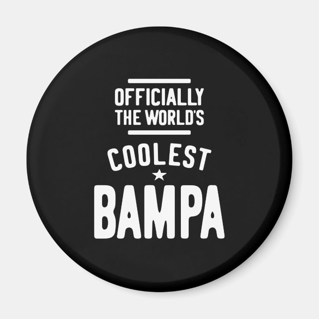 Offiziell die Coolste Bampa der Welt Magnet (Vorne)