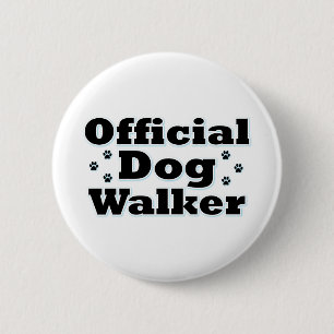Offiziell Dog Walker Button