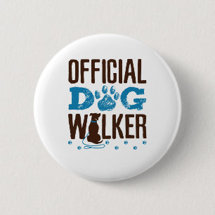 Offiziell Dog Walker Button