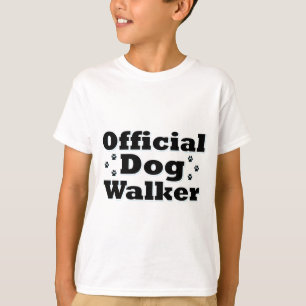 Offiziell Dog Walker T-Shirt