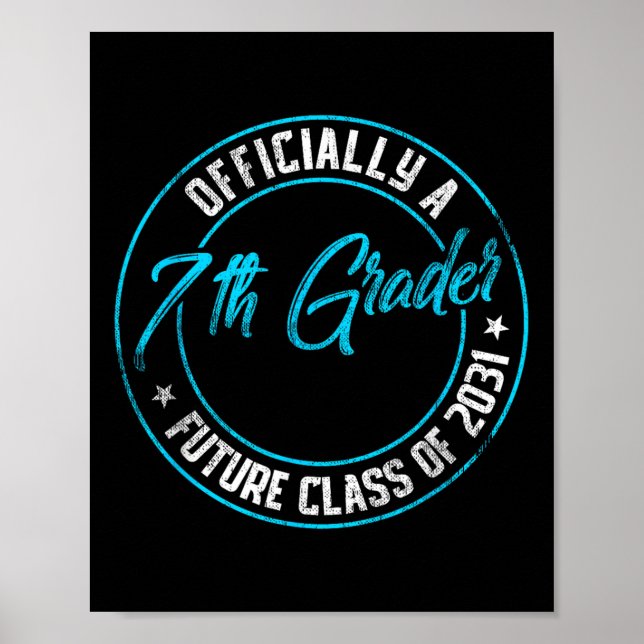 Offiziell ein Schüler der 7. Klasse Future Cl 2031 Poster (Vorne)