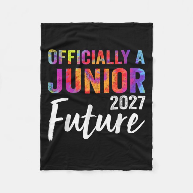 Offiziell eine Junior Future Cl von 2027 Gefärbte  Fleecedecke (Vorderseite)