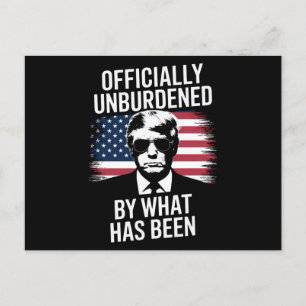 Offiziell entlastet von dem, was Trump gewesen ist Postkarte