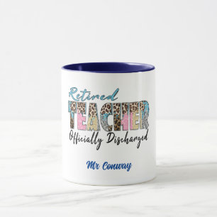 Offiziell enttäuscht wurde der Lehrer wieder müde. Tasse