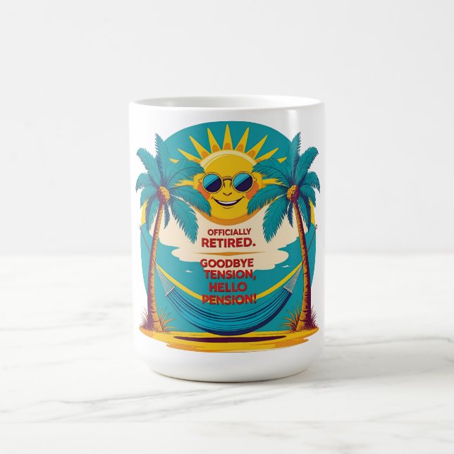 Offiziell ermüdete Sonnenkrankheit Kaffeetasse (Mittel)