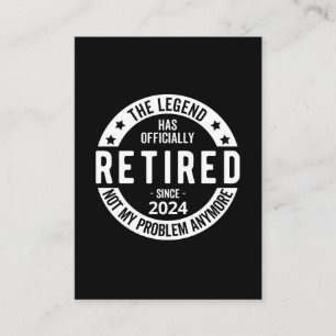 Offiziell erschöpft 2024 begleitkarte