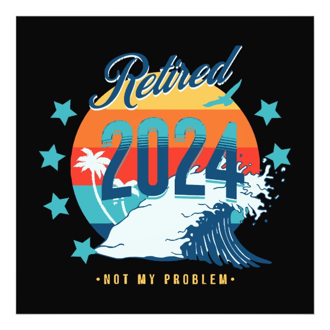 Offiziell erschöpft 2024 fotodruck (Vorne)