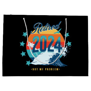 Offiziell erschöpft 2024 große geschenktüte