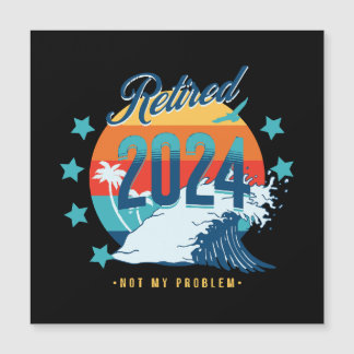 Offiziell erschöpft 2024 magnetkarte