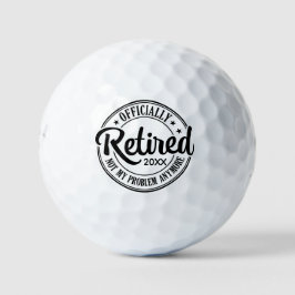 Offiziell erschöpft golfball