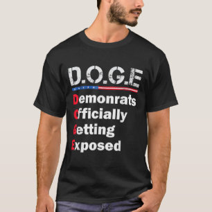 Offiziell exponierter Demokrat, Trump 2025 T-Shirt