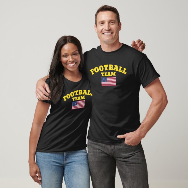 Offiziell Football Team USA Flaggen wahre klassisc T-Shirt (Unisex)