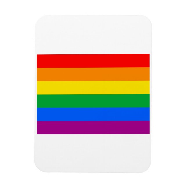 OFFIZIELL GAY PRIDE FLAG MAGNET (Vertikal)