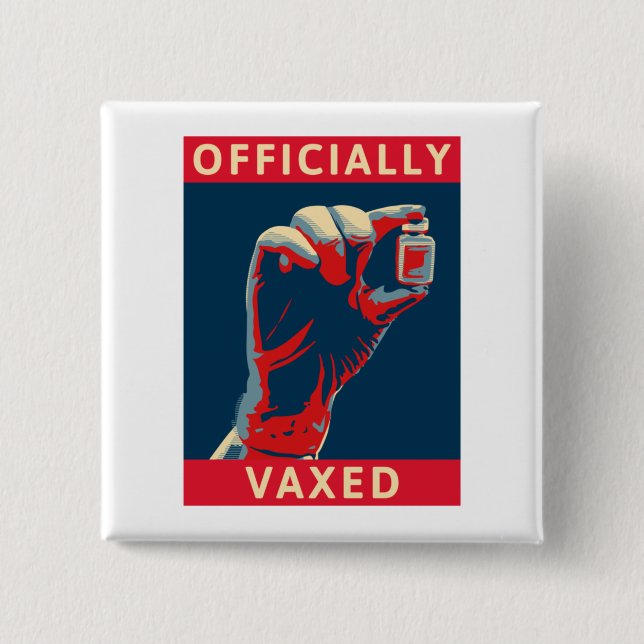 Offiziell geimpft button (Vorderseite)