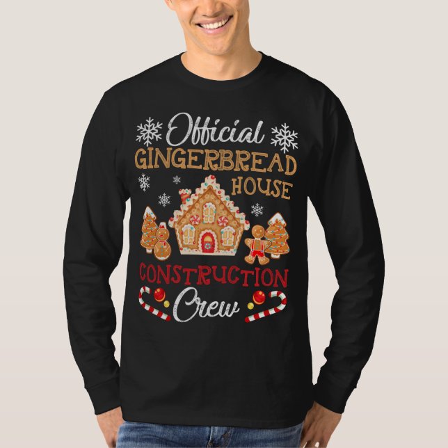 Offiziell Gingerbrei House Construction Crew Ginge T-Shirt (Vorderseite)