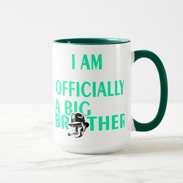 Offiziell großer Bruder Tasse (Rechts)