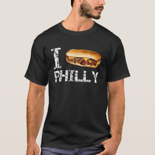 Offiziell I Liebe Philly Cheesesteak Shirt