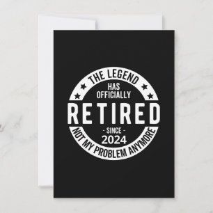 offiziell im Ruhestand 2024 Einladung