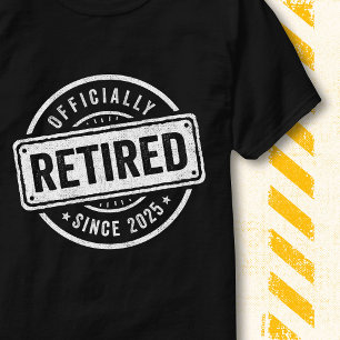 Offiziell im Ruhestand 2025 Retro Vintage Ruhestan T-Shirt
