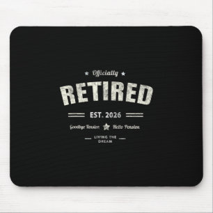 Offiziell im Ruhestand 2026 Mutter Urlaub Mama Fei Mousepad