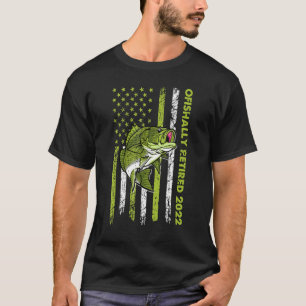 Offiziell im Ruhestand  Bassangeln Ruhestand Usa F T-Shirt