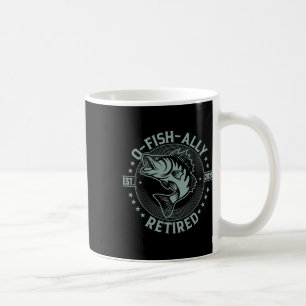 Offiziell Im Ruhestand Fishing 2024 O-fisch-ally R Kaffeetasse