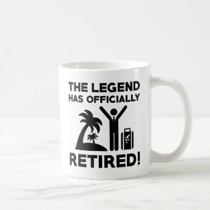Offiziell im Ruhestand Kaffeetasse