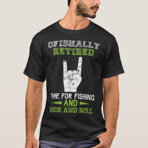 Offiziell im Ruhestand Zeit zum Angeln T-Shirt