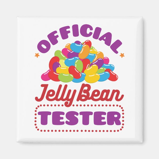 Offiziell Jelly Bean Tester Easter Candy Magnet (Vorne)