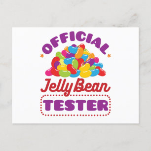 Offiziell Jelly Bean Tester Easter Candy Postkarte