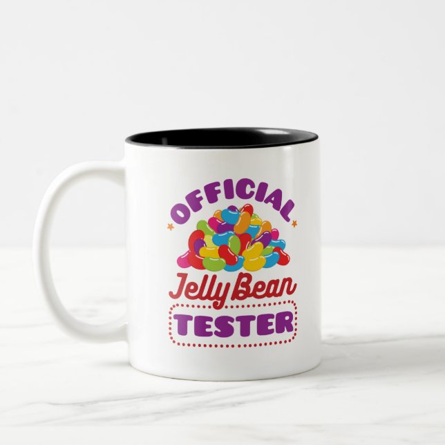 Offiziell Jelly Bean Tester Easter Candy Zweifarbige Tasse (Links)