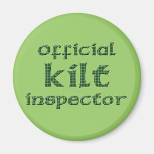 Offiziell-Kilt-Inspektor Magnet