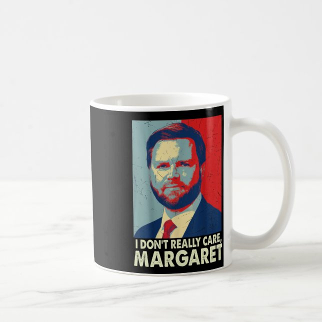 Offiziell kümmere ich mich nicht wirklich um Marga Kaffeetasse (Rechts)