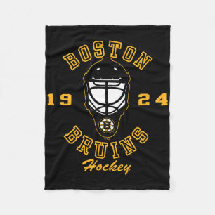 Offiziell lizenzierte Boston Bruins Hockeymaske Sc Fleecedecke