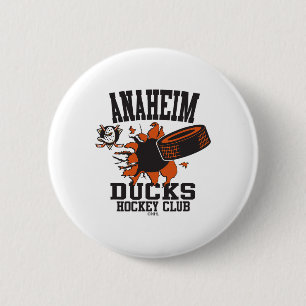 Offiziell lizenzierter Anaheim Ducks Hockey-Puck-B Button
