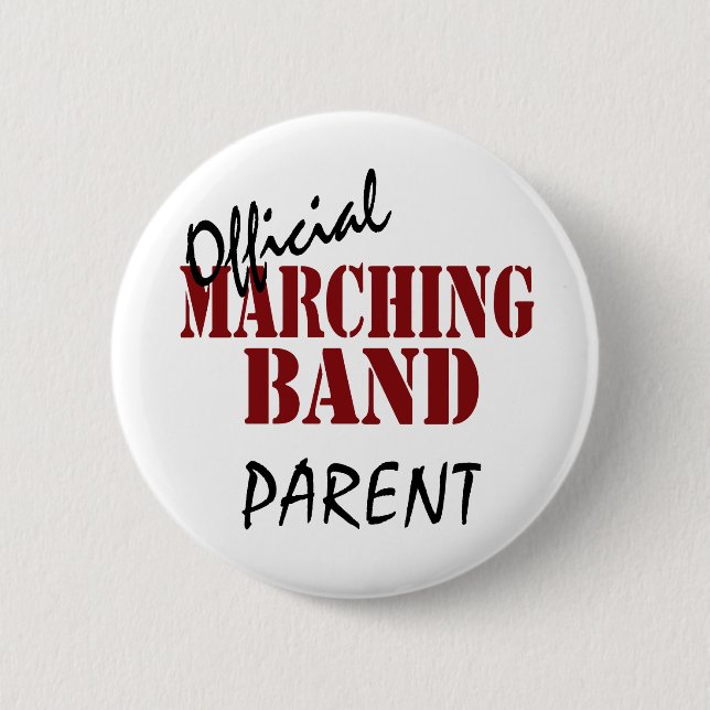 Offiziell Marching Band Parent Button (Vorderseite)