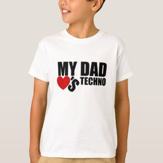 Offiziell "meine Vater-Lieben Techno" scherzt T - T-Shirt