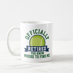 Offiziell müde Sie wissen, wo Sie mich finden könn Kaffeetasse